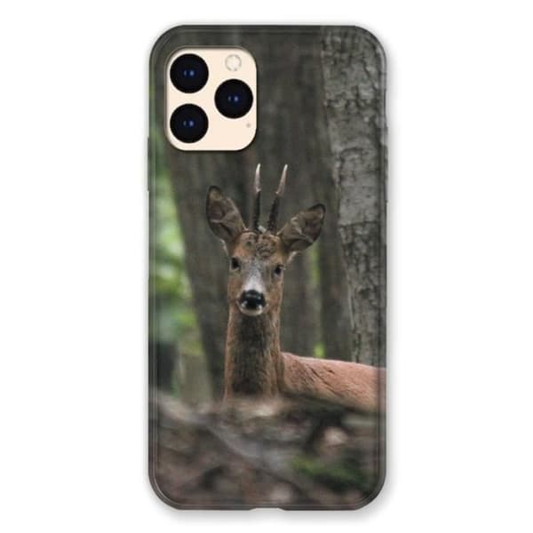 Fodral till Iphone 12 Mini Hunt Deer Wood en storlek