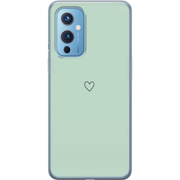 OnePlus 9 Genomskinligt Skal Enkelt Hjärtat