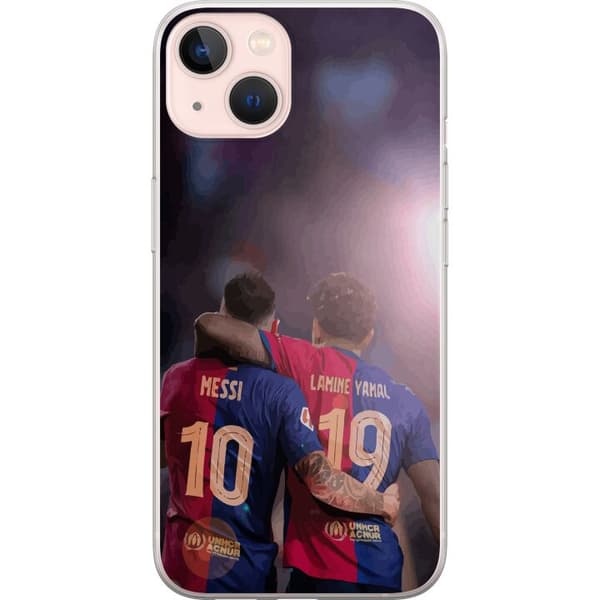 Apple iPhone 13 Genomskinligt Skal Lamine Yamal VS Messi