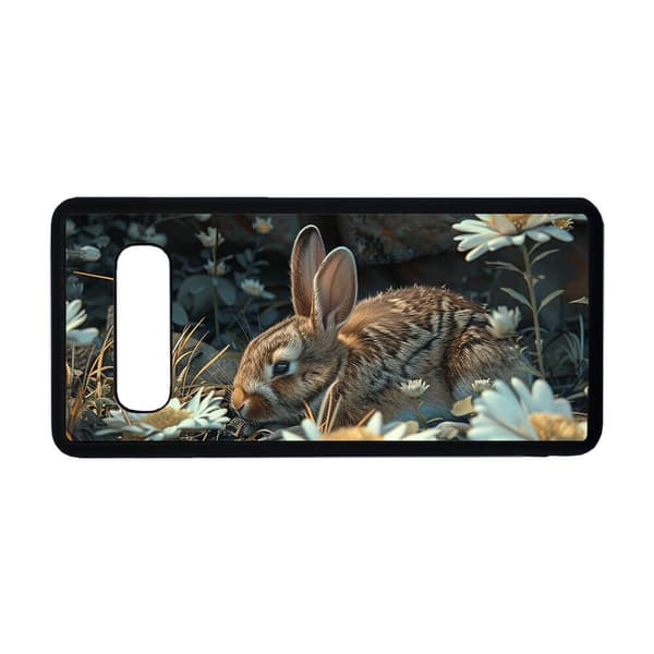 Dyr Kanin Samsung Galaxy S10 Mobiltelefon Deksel