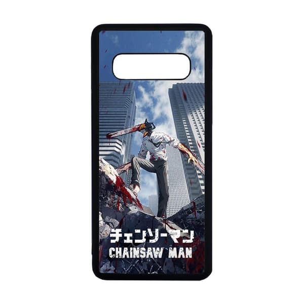 Anime Chainsaw Man Samsung Galaxy S10 Mobiltelefon Deksel