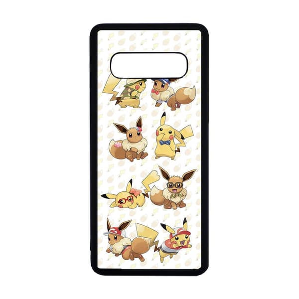 Pokemon Pikachu & Eevee Samsung Galaxy S10+ Matkapuhelimen Kansi