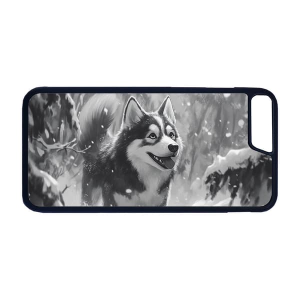 Lasten Sarjakuva Siperianhusky Koira iPhone SE 2020 Matkapuhelimen Kansi