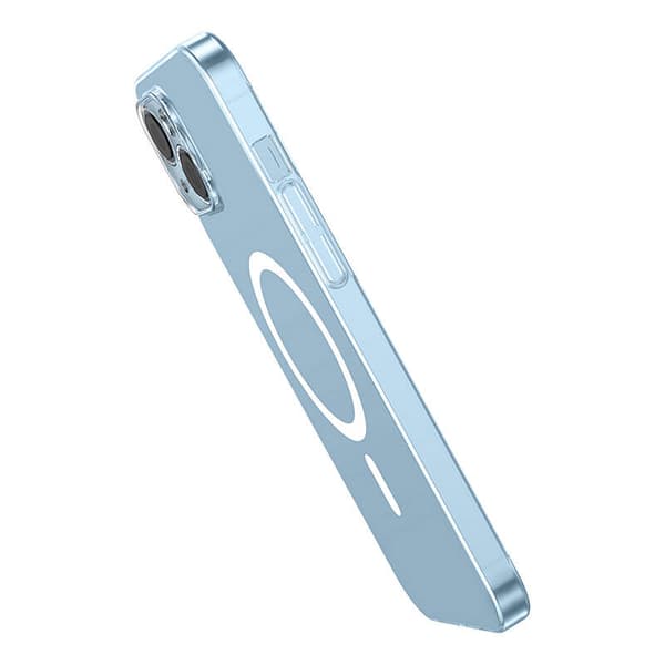 Baseus Crystal -sarjan magneettikuori iPhone 14 Plus -puhelimelle + karkaistu lasi