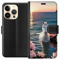 Miniatyrbillede 1 af 3: Apple iPhone 15 Pro Tegnebogsetui Svømmende hest