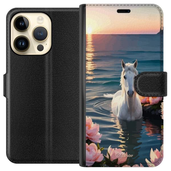 Apple iPhone 15 Pro Lompakkokotelo Uiva hevonen