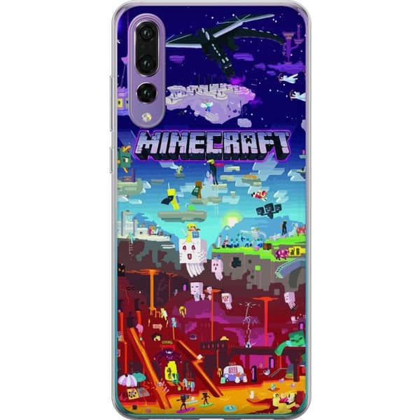 Huawei P20 Pro Läpinäkyvä kuori Minecraft