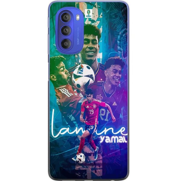 Motorola Moto G51 5G Läpinäkyvä kuori Lamine Yamal FCB