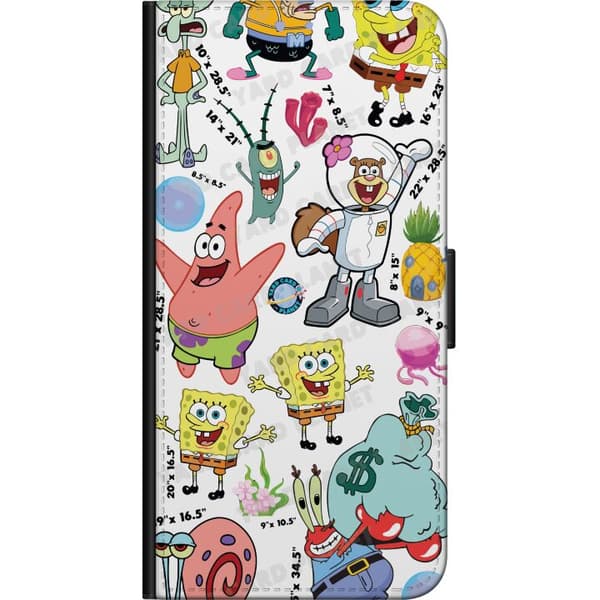 Motorola Moto G9 Play Lommeboketui SpongeBob SquarePants
