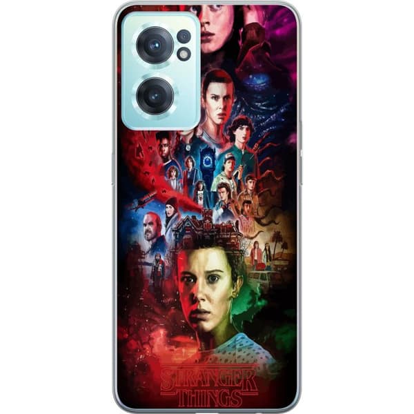 OnePlus Nord CE 2 5G Läpinäkyvä kuori Stranger Things