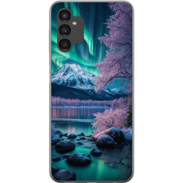 Samsung Galaxy A04s Genomskinligt Skal Norrsken
