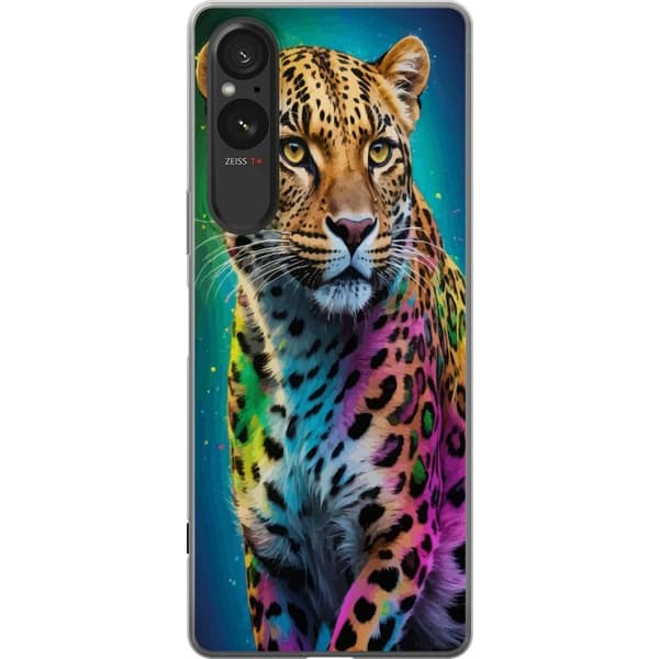 Sony Xperia 10 VI Gjennomsiktig deksel Leopard