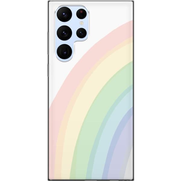 Samsung Galaxy S22 Ultra 5G Gennemsigtig cover Regnbuen