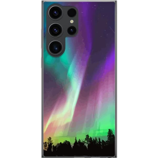 Samsung Galaxy S24 Ultra Gjennomsiktig deksel Nordlys