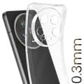 Miniatyrbild 3 av 4: Tunt fodral för Xiaomi 14 Ultra Thickness 0,3 mm Anti-fuktighet Transparent