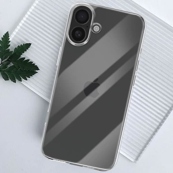 Fodral till iPhone 16 Soft Silikon Tunn Design Lätt Transparent - AVIZAR - Halvstyvt - Syntet - Blandat