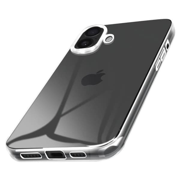 Fodral till iPhone 16 Soft Silikon Tunn Design Lätt Transparent - AVIZAR - Halvstyvt - Syntet - Blandat