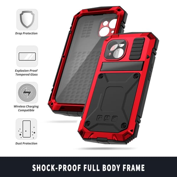 iPhone 15-serien - Shockproof Deksel/Mobildeksel – Vanntett