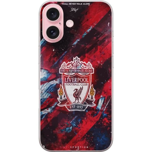 Apple iPhone 16 Läpinäkyvä kuori Liverpool