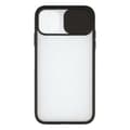 Miniatyrbillede 2 af 4: Cover til mobiltelefon med kant af TPU iPhone 12 Mini KSIX Duo Soft Cam Protect Sort