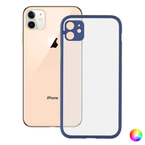 Puhelinsuoja iPhone 12 KSIX Duo Soft iPhone 12 Mini - Vihreä
