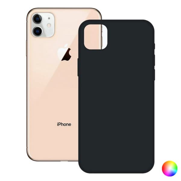 Mobildeksel iPhone 12 Pro Max KSIX Soft Silicone iPhone 12 Pro Max - Svart