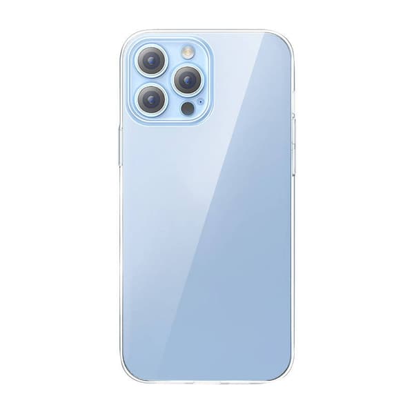Puhelinkuori Baseus Crystal Clear for 13 Pro Max (läpinäkyvä) +kokokarkaistu näytönsuoja + puhdistussarja