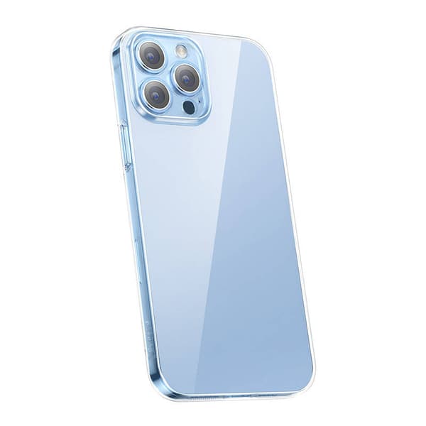 Puhelinkuori Baseus Crystal Clear for 13 Pro Max (läpinäkyvä) +kokokarkaistu näytönsuoja + puhdistussarja