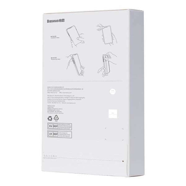 Puhelinkuori Baseus Crystal Clear for 13 Pro Max (läpinäkyvä) +kokokarkaistu näytönsuoja + puhdistussarja