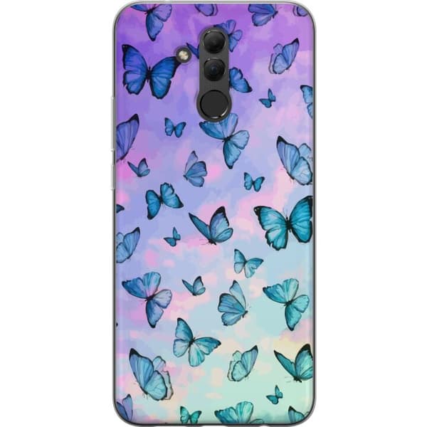 Huawei Mate 20 lite Läpinäkyvä kuori Perhoset
