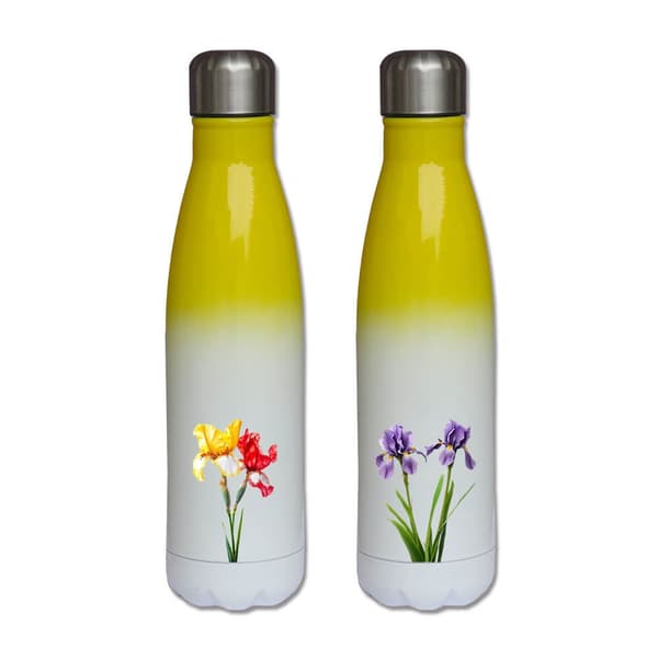 Blomster Iriser Vakuumisoleret Rustfrit Stål Vandflaske, Termokande