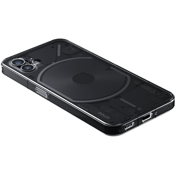 Nothing Phone (1) Original Skal Skal Case Transparent Svart