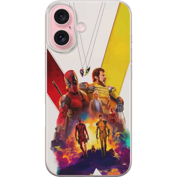 Apple iPhone 16 Läpinäkyvä kuori Wolverine Deadpool