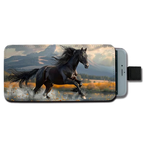 Black Horse Universell Mobiltelefon Veske