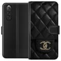 Miniatyrbilde 1 av 3: Sony Xperia 10 V Lommeboketui Chanel Svart