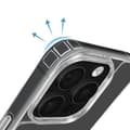 Miniatyrbild 3 av 4: Coque - AVIZAR - iPhone 16 Pro - Silikon Stötsäker - Flätad Snodd - Transparent