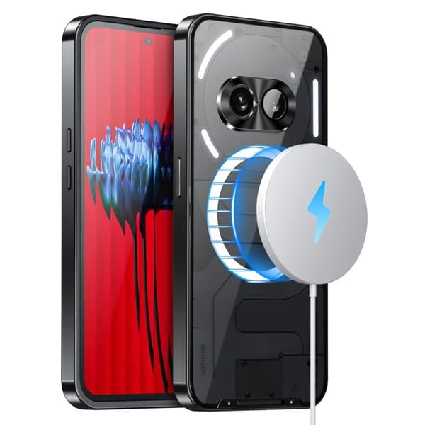 SKALO Nothing Phone (2a) Plus Magic Shield Metal Magnetic Ring - Sort