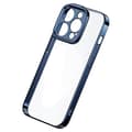 Miniatyrbillede 7 af 8: Baseus Glitter Transparent Cover og hærdet glas sæt til iPhone 14 Pro Max (blå)