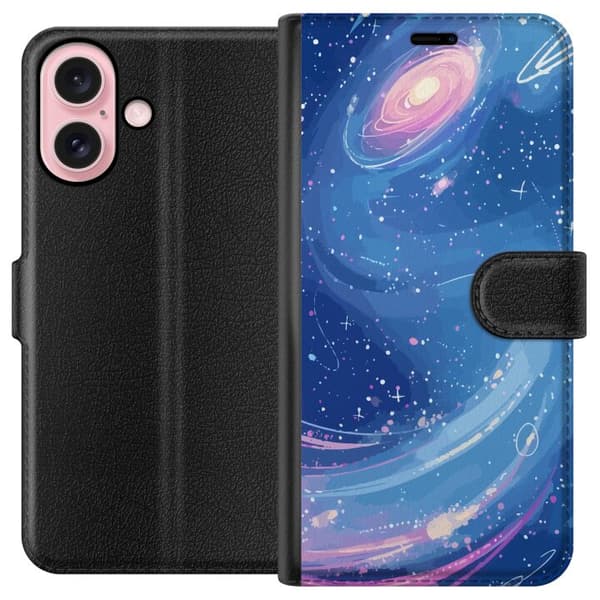 Apple iPhone 16 Lompakkokotelo Galaksi