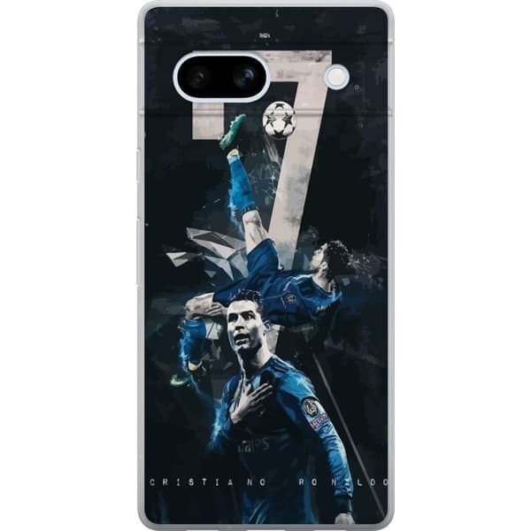 Google Pixel 7a Genomskinligt Skal Ronaldo