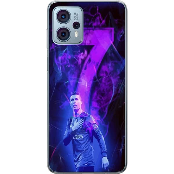 Motorola Moto G23 Gjennomsiktig deksel Ronaldo 7