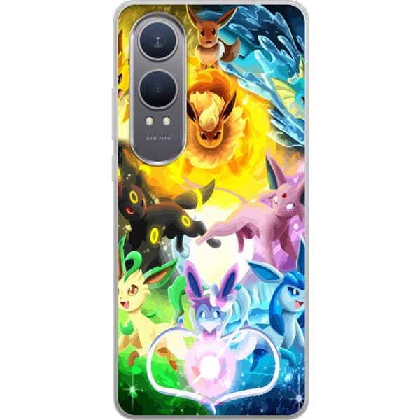 OnePlus Nord CE4 Lite Genomskinligt Skal Pokemon