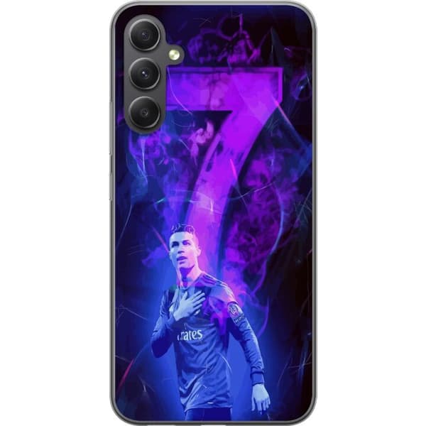 Samsung Galaxy A25 Genomskinligt Skal Ronaldo 7