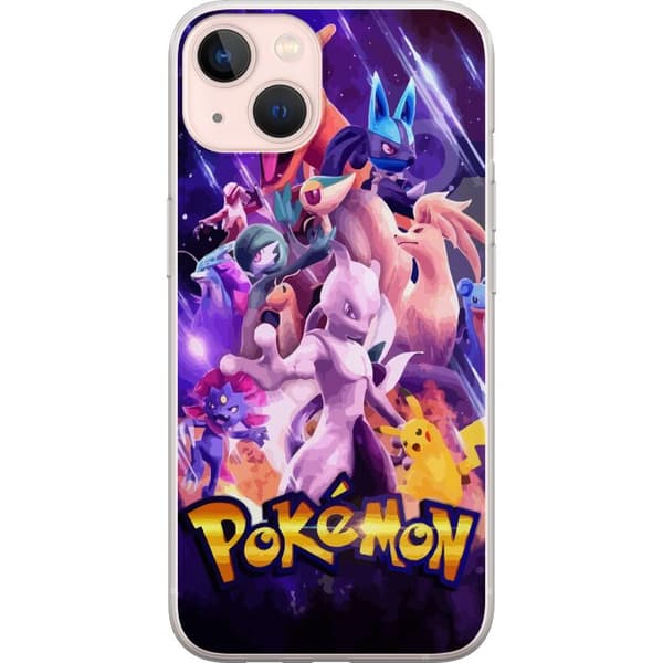 Apple iPhone 13 mini Gennemsigtig cover Pokemon