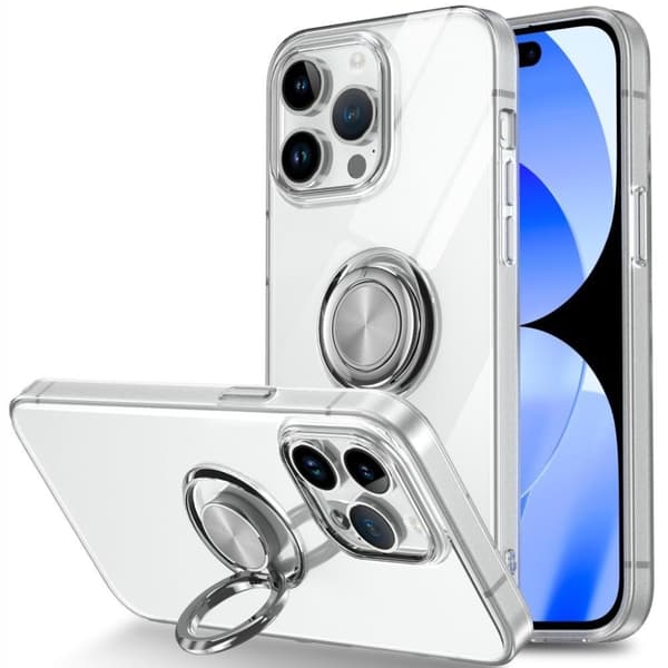 IPhone 15 Plus skal med en ring - Transparent