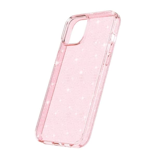 Glittrande iPhone 15 Plus skal - Rosa