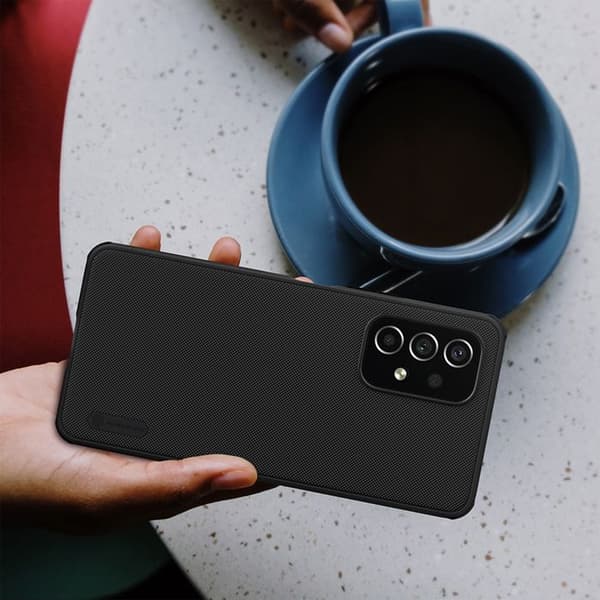Fodral till Samsung Galaxy A53 5G - Nillkin Super Frosted Shield Pro - Svart