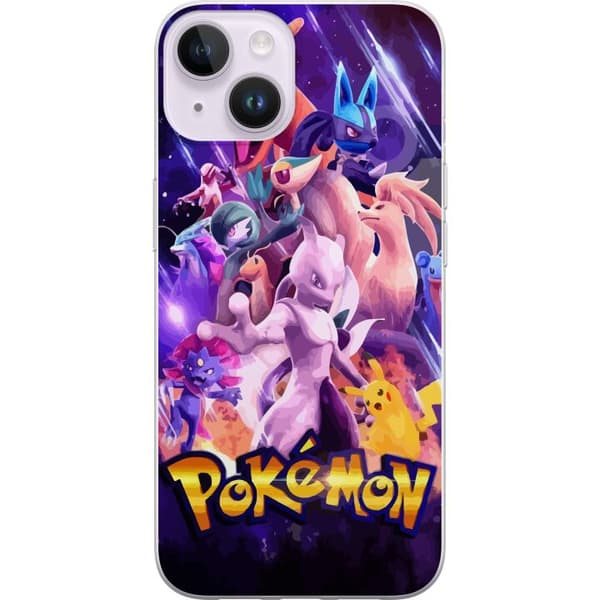 Apple iPhone 14 Plus Gennemsigtig cover Pokemon