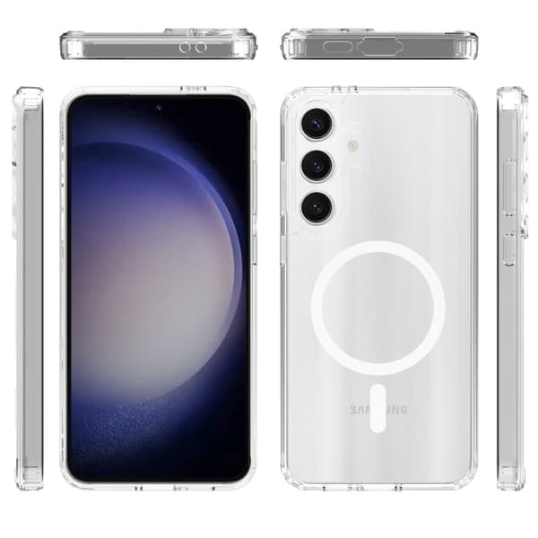 Mobique Magnetic Hybrid Case Samsung Galaxy S24 FE Clear
