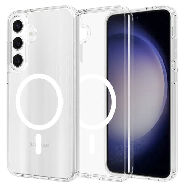 Mobique Magnetic Hybrid Case Samsung Galaxy S24 FE Clear